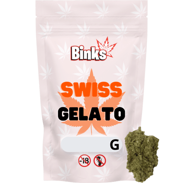 Swiss gelato fleur de CBD